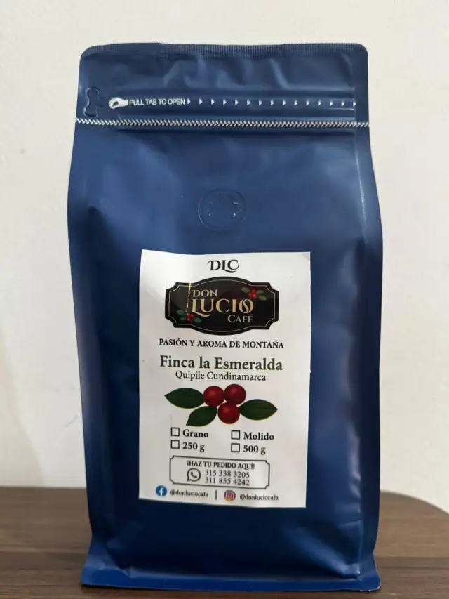 Bolsa azul Don Lucio Café